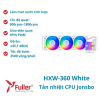Tản nhiệt CPU JONSBO HXW-360 White