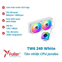 Tản nhiệt CPU JONSBO TW6 240 White