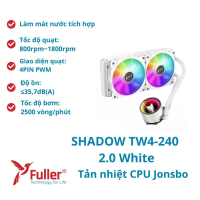 Tản nhiệt CPU JONSBO SHADOW TW4-240 ARGB 2.0 White