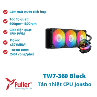 Tản nhiệt CPU JONSBO TW7-360 Black